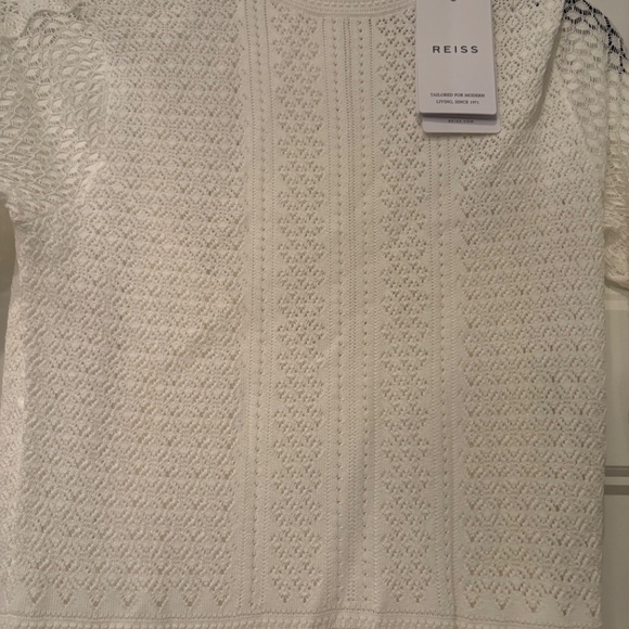 BNWT Reiss white crochet dress - Picture 2 of 4